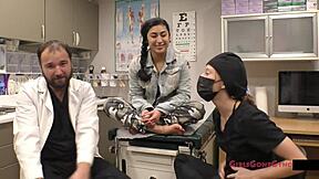 Doctors try new scrubs as stacy shepard and jasmine rose explore behind scenes.