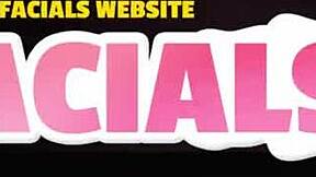 Cum-loving whore takes facial from two cocks 😏