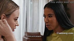 First-Time Fears To Lesbian Lust - Anna Claire Clouds Ameena Green Cuntsway