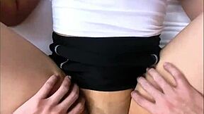 Why does this petite tetona get missionary pounded after school?