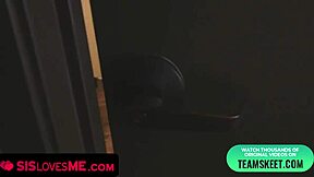 Teen stepsis with glasses fucks in pov hardcore interracial action