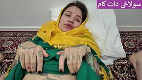 Afghan Brunette Teen Bent Over Doggystyle In Homemade Wet Pussy Fuck