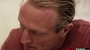 hey that small tits brunette stepdaughter gets fucked hard by her stepdad's big cock