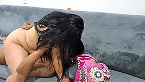 the stepmother desired her stepson's cock in the bedroom with lingerie and massage