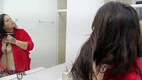 Metendo minha rola grossa dentro do bucetão dessa bbw petite com big tits e big ass 😈🍆. She's sucking that big black cock like a pro!