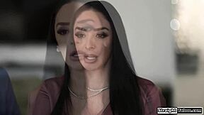 Youre Making Me Watch You Fuck the Teen 18+ Neighbor in Front of Window with Big Tits Blowjob Deepthroat Handjob Lick