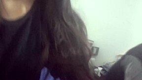 Teen slim 18 year old fondles perfect tits in pov homemade riding orgasm