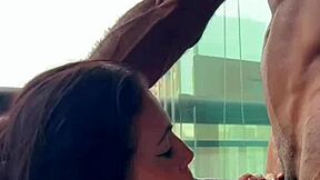 Brazilian roommate in fishnets gets dirty with cute girlfriend in dorm fetish session. Natural tits bounce wildly.