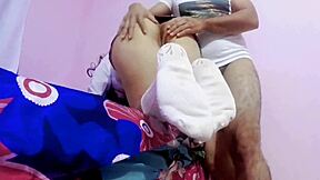 Amateur Mexican teen from school enjoys homemade outdoor session with real pleasure