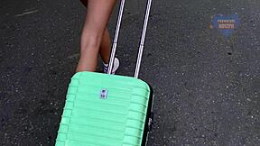 This cute student lets strangers give her intense double penetration action! 😈🍆🍑