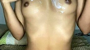 hey, you wanna see this sexy girl with cream all over her hot body?