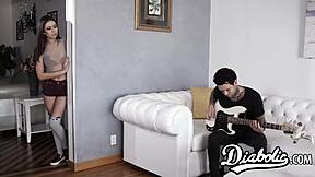 Teenage Melissa Moore, you gotta take this big cock blowjob and doggystyle plow until cum in mouth finish.