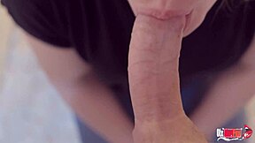 Best Blowjob Ever, I Love Cum Taste On My Lips!