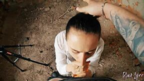 I can't believe this long haired teen 18+ facefucked me in that abandoned building