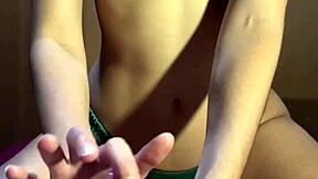 Intense Sensual Handjob With Curvy Teen In Dorm Room