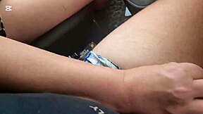 Let's do mutual masturbation in the car, I say to my best friend's wife during handjob and fingering.