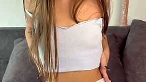 Horny Teen 18+ Neighbor Girl Creates Gape While Fucking Ass And Cums With Squirt In Close Up Hd View