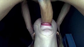 the sloppiest deepthroat ends with a massive throatpie