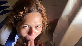 Smoking Hot Petite Amateur Gives Homemade Blowjob While High on Marijuana!