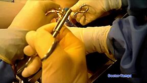 Dr Tampa conducts Tampa University entrance physical on Stacy Shepard.