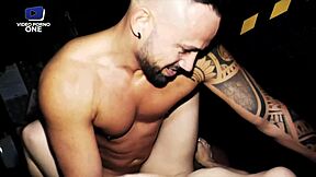 Young naughty girl gets fucked in a swinger club.