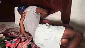 Are you ready for this curvy ebony babe's homemade casting interview with close-up fingering?