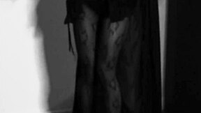 Specific Horny Witch Fucks Herself With Cane And Buttplug In Fishnets