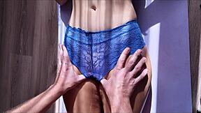 Tight Young Oiled Pussy Receives Massage and Huge Cock Penetration