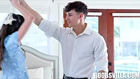 Stepsis Lana Smalls Fucks Bro Hard Before Wedding In Petite Taboo Action!