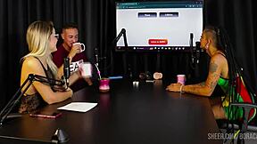 compilados da caroleta roots in bora cast with bruna carlos - part 1 on sheer red