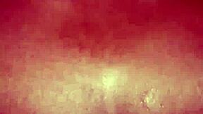 Stepfather sneaks in to fuck the cute teen girl's pussy hole in doggystyle. He goes hard on her tight spot.