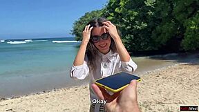 Stranger Takes Beach Photo Then Fucks Me In Hotel With Cum On Face And Rough Doggystyle Riding