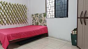 Woman waits for her husband to leave, then shakes her big ass in lingerie with the neighbor.