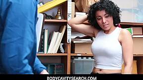 latina teen Maya Morena fucked by perv guard