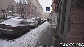 Agent starts by licking teen 18+ model before poking her small tits