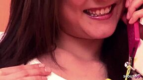 Petite japanese step-sister, you're caught masturbating, now seduce me to first time blowjob