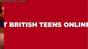 British 18 year old experiences intense encounter and surprise finish on the sofa