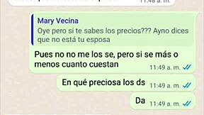 Doña mary me da unos sentones porque se sentía sola
