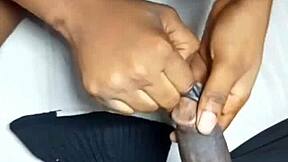 Damn, this beautiful black teen 18+ pumped and sucked my cock like a pro!