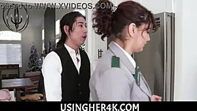 Oh man, using that freeuse big booty teen stepdaughter gets family fucked by her boyfriend right in front of stepdad!