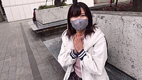 This polite girl has intense attraction in her parts that won't let go of inserted tools homemade fun with toys