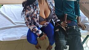 Horny young babe with big ass and tits licks pussy before riding big cock in cowgirl. She takes hardcore anal doggystyle fucking homemade style.