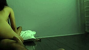 myanmar amateur college girl riding cock in cowgirl position during homemade sex session with horny asian teen