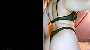 hey, check this sexy curvy girl showing her natural tits and wet pussy while masturbating with dildo solo 😍