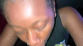 Teen neighbor gives secret blowjob leading to deepthroat creampie and cum in mouth.