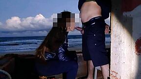 African Amateur Teen Takes Huge Cock Creampie In Ass On Beach