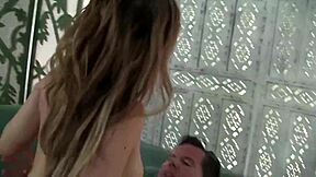 the blonde slut with her smooth shaved vagina and light hair craved intense hard sex. she teased her tight wet pussy before the rough pounding began