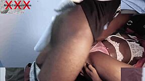Black Teacher Enjoys Squirting on Huge Cock in Intense 3some Action