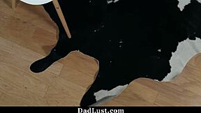 Petite Teen Stepdaughter Sucks and Fucks Stepdad's Big Cock in Restaurant for a Desperate Job