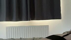 British teen slut teases with toys for intense solo squirting orgasm